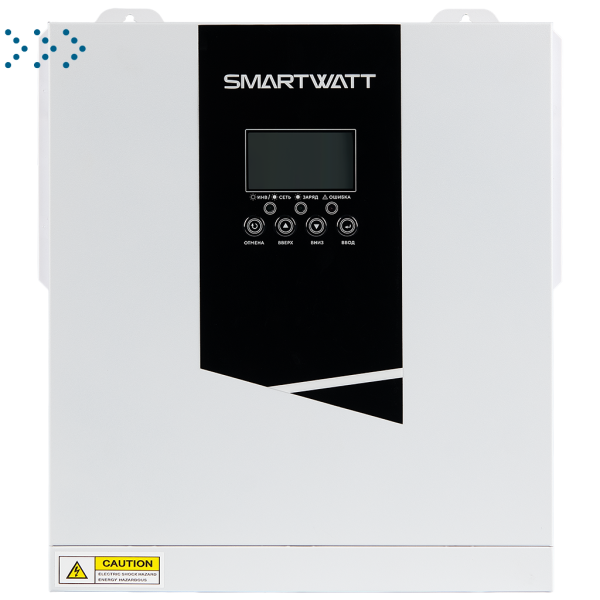 Солнечный инвертор SMARTWATT INV ECO II, 1.5 кВт, АКБ 12 В, 1 фаза, 1 MPPT